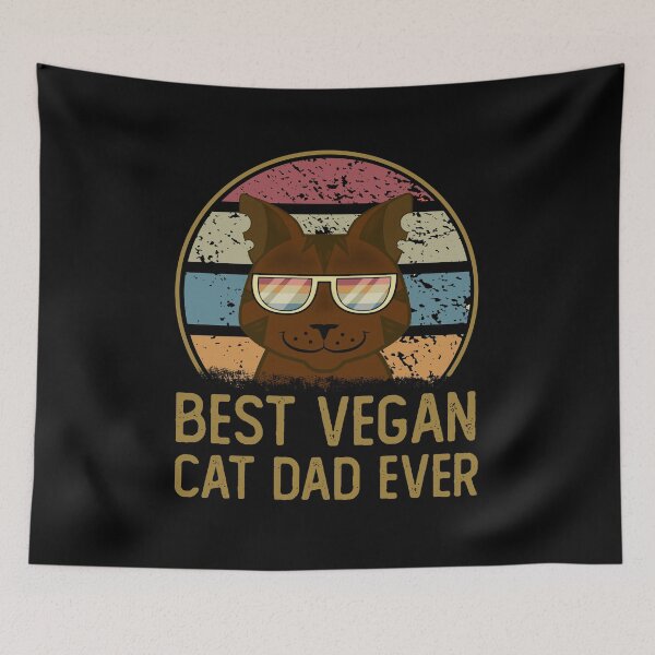 Item preview, BEST VEGAN CAT DAD EVER designed and sold by noahs-shop.