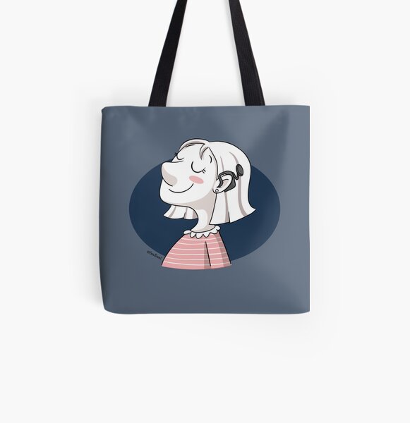 Implante coclear Bolsa estampada de tela