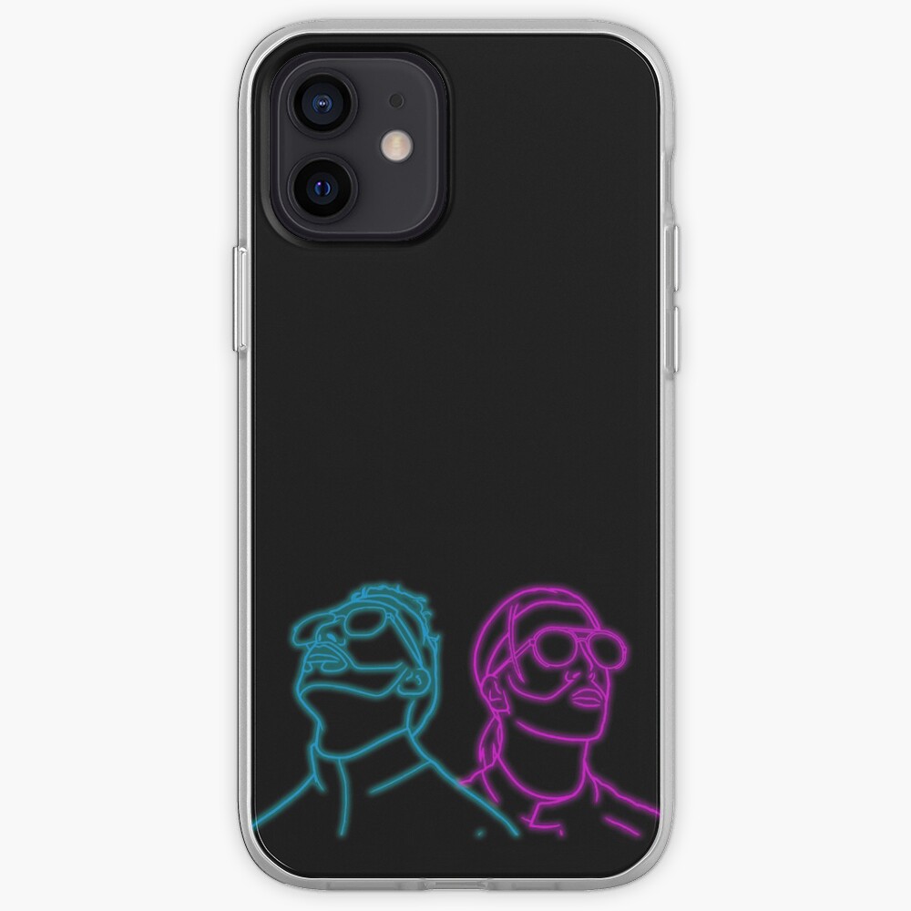 Coque iPhone « PNL Deux Frères Neon », par Verratti813g Redbubble