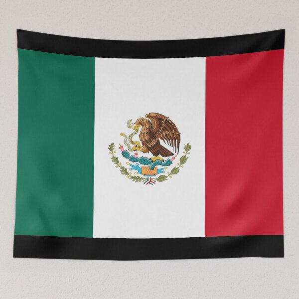 Item preview, Mexican Flag designed and sold by TinaJostDesigns.