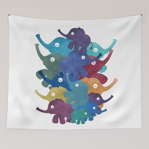 Item preview, Elephants Elephants designed and sold by maryedenoa.
