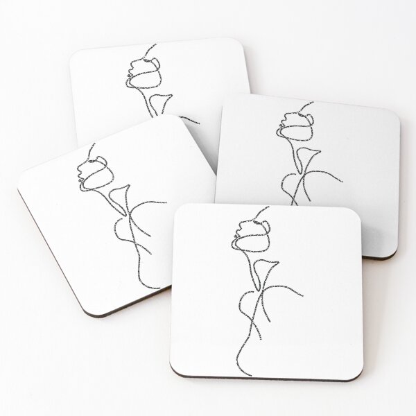Item preview, NOBRAND SNUMDQW Abstract Sexy Woman Continuous One Line Art Drawing Print Black White Minimalist Girl Poster Wall Art Canvas Painting Decor designed and sold by minstore.