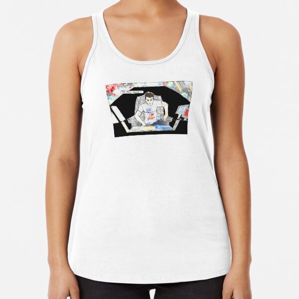 THIS FEELS...FAILURE-Y (DISTRESSED) Racerback Tank Top