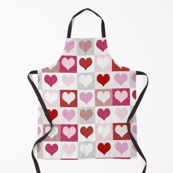 Item preview, Red and pink hearts patchwork for Valentine's designed and sold by Fibracreativa.