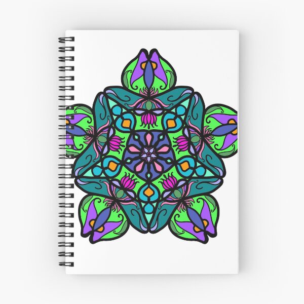 Item preview, Mandala de neón vibrante designed and sold by Stormpaint.