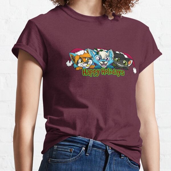 Happy Holidays FoxBox Trio Classic T-Shirt
