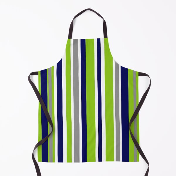 Item preview, Variable Preppy Stripes Minimalist Vertical Color Block Pattern in Lime Green, Bright Navy Blue, Gray, and White designed and sold by kierkegaard.