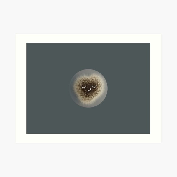 Cute Fungi - Mold heart Art Print