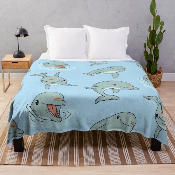 Item preview, Adorable Dolphin Drawing Pattern designed and sold by SLAG-Creative.