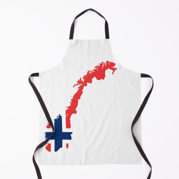 Item preview, Map of Norway, with Norwegian Flag designed and sold by LouiseFranksArt.