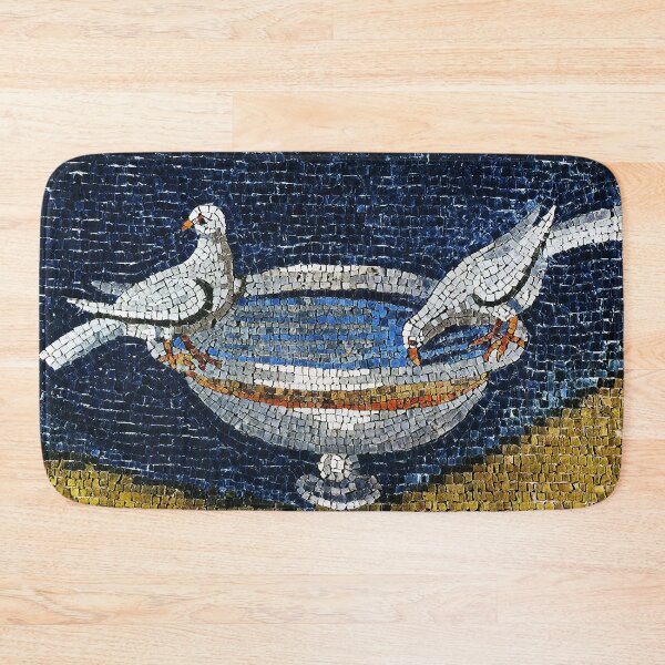 Item preview, RAVENNA BYZANTINE MOSAICS ,TWO DOVES ON FOUNTAIN  designed and sold by BulganLumini.