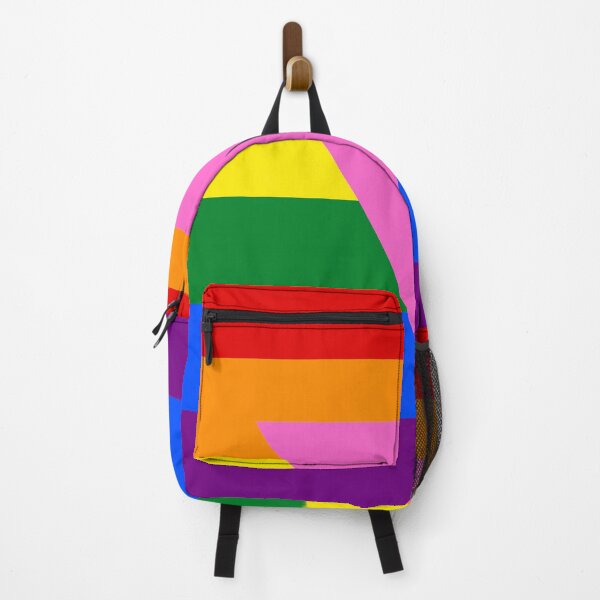 Item preview, Rainbow Flag Pink Triangle P flag designed and sold by mamazita.