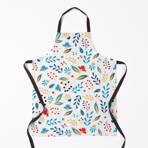 Item preview, Folk Leaves and Flowers Bright designed and sold by nadyanadya.