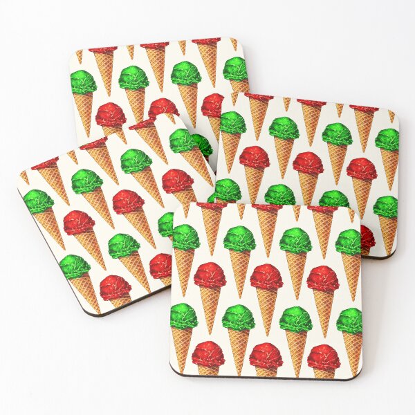 Item preview, Christmas Ice Cream Pattern designed and sold by Kelly  Gilleran.