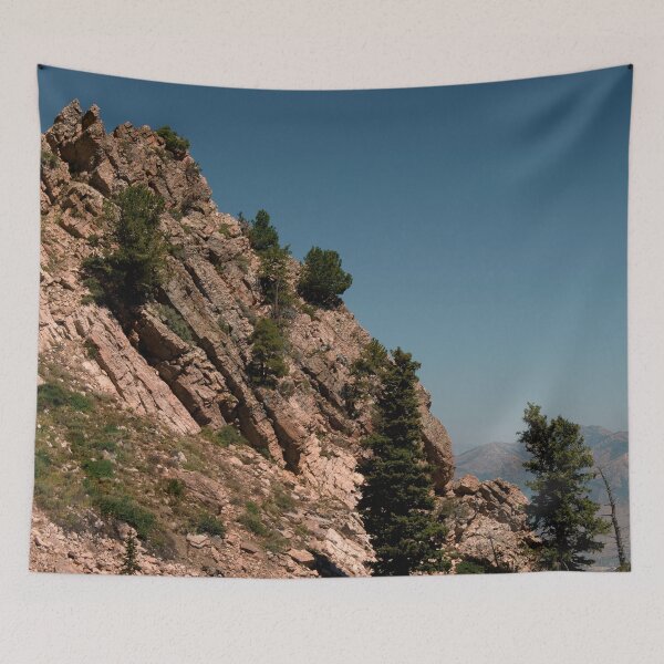 Item preview, Scenic mountain beauty with wild plants, trees, blue skies and clouds designed and sold by Ventures1.
