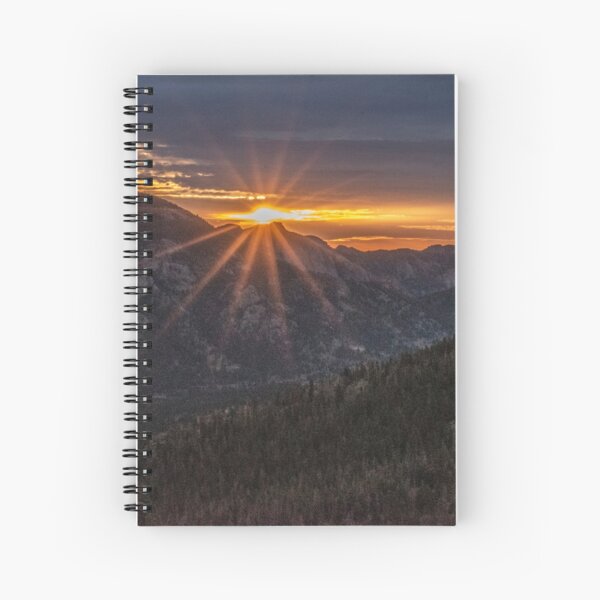 Sunrise in RMNP Spiral Notebook