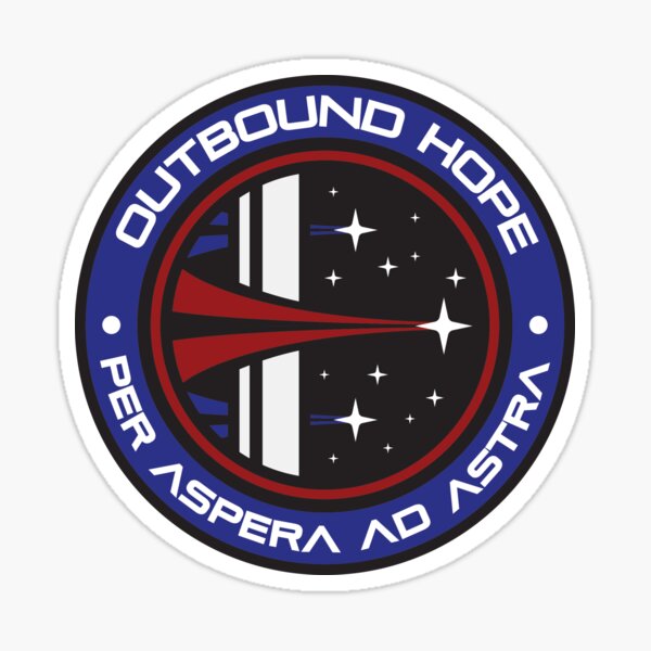 Official Seal of the Outbound Hope Mission Sticker