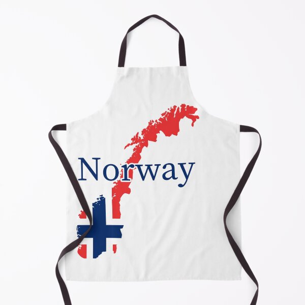 Item preview, Map of Norway, with Norwegian Flag and "Norway" text designed and sold by LouiseFranksArt.