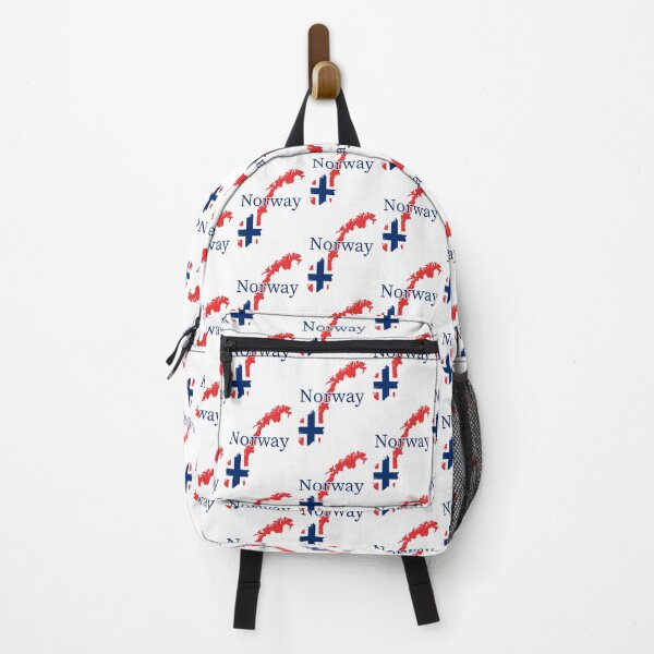 Item preview, Map of Norway, with Norwegian Flag and "Norway" text designed and sold by LouiseFranksArt.