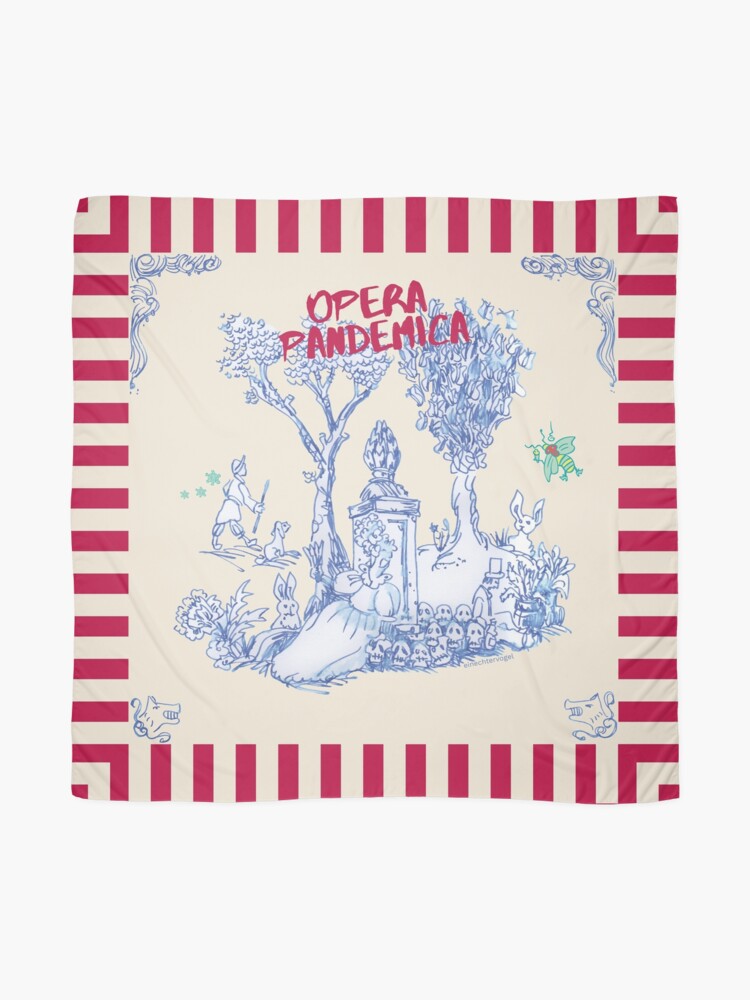 Thumbnail 2 von 3, Tuch, Opera Pandemica, toile de jouy designt und verkauft von einechtervogel.
