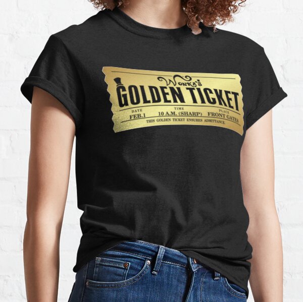 Wonka Golden Ticket Classic T-Shirt