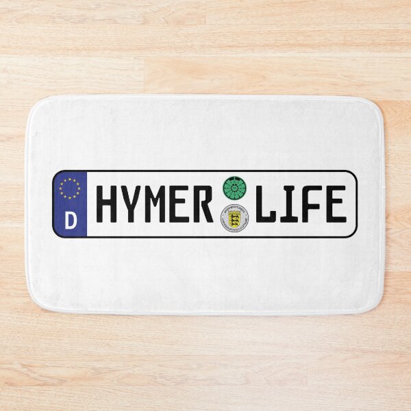 Item preview, HYMER LIFE NUMBER PLATE designed and sold by THIRTY EIGHT.