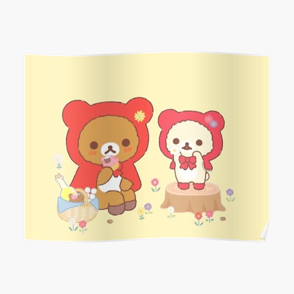 Rilakkuma fairy tales Little red riding hood Poster