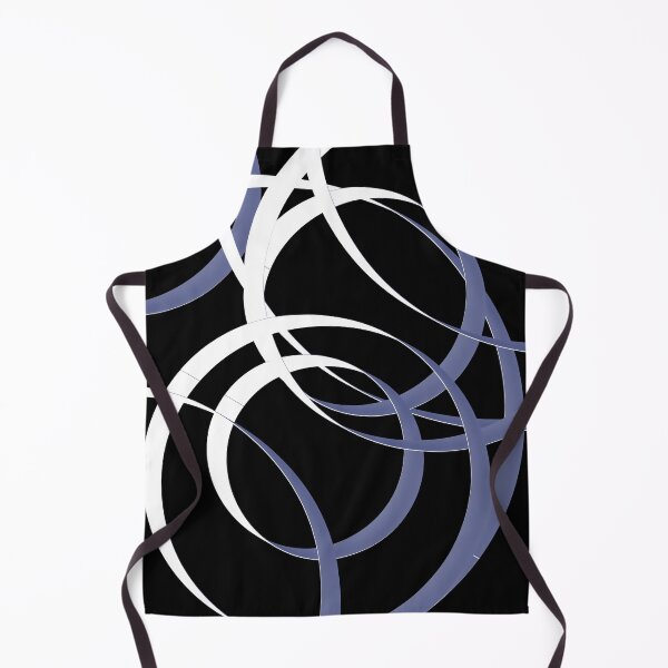 Item preview, Black and White Mod Abstract Circle Geographic Pattern designed and sold by ChromaticAddict.