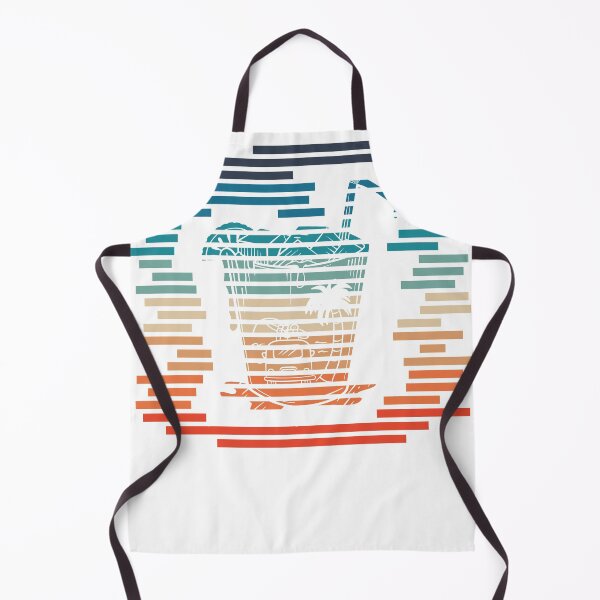 Item preview, Retro Vintage Sunset Beach Surfer Van Cocktail designed and sold by Cedinho.