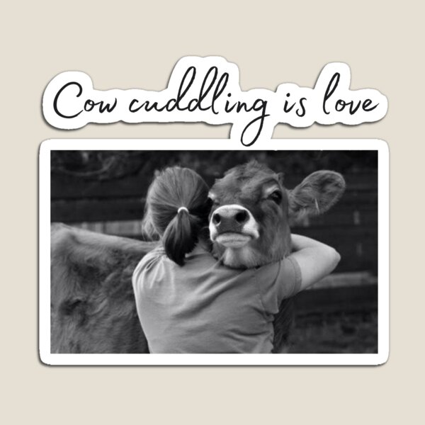 Item preview, Cow Cuddling Is Love designed and sold by CaptainPiku.