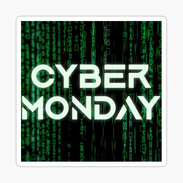 Designs For Cyber Monday I Blue Monday Sticker