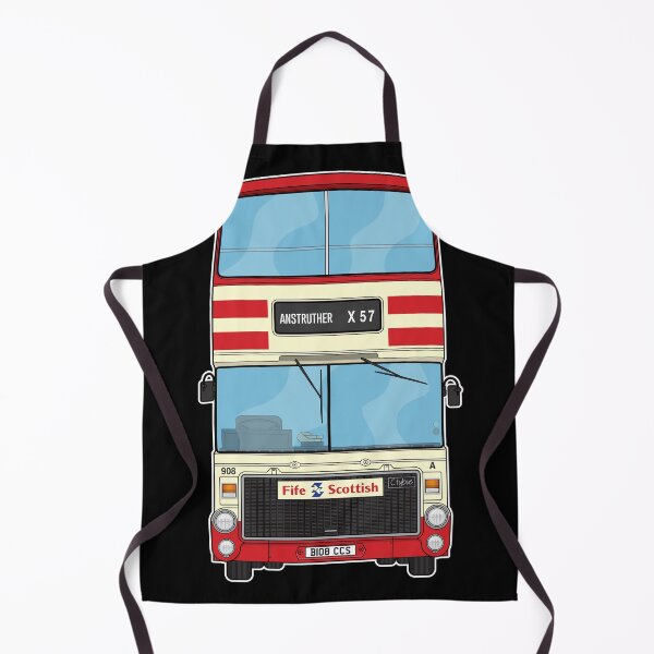 Item preview, Fife Scottish Ailsa Bus B108CCS (9908) ANSTRUTHER 80s 90s  Illustration designed and sold by BFXIII.