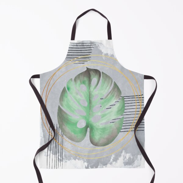 Item preview, Watercolor grey mornings and monstera deliciosa digital design illustration  designed and sold by MazeMazekeen.