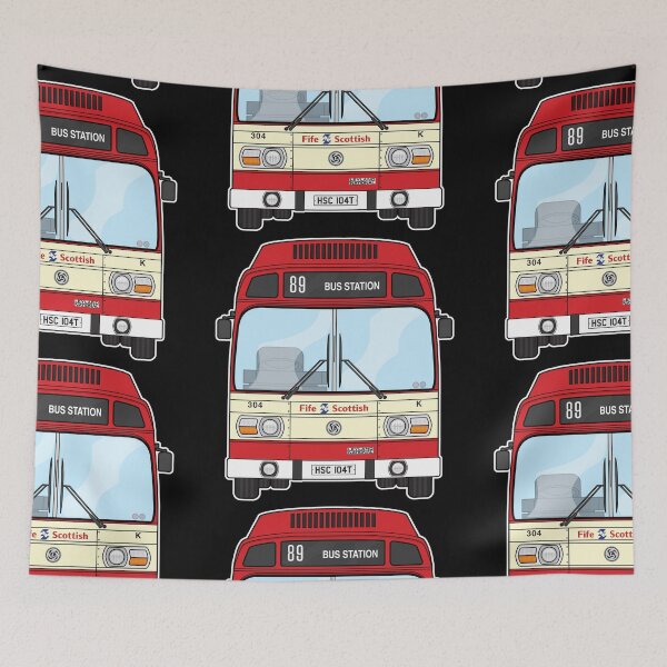 Item preview, Fife Scottish Leyland National Mk1 Bus HSC104T (304)  80s 90s  Illustration designed and sold by BFXIII.