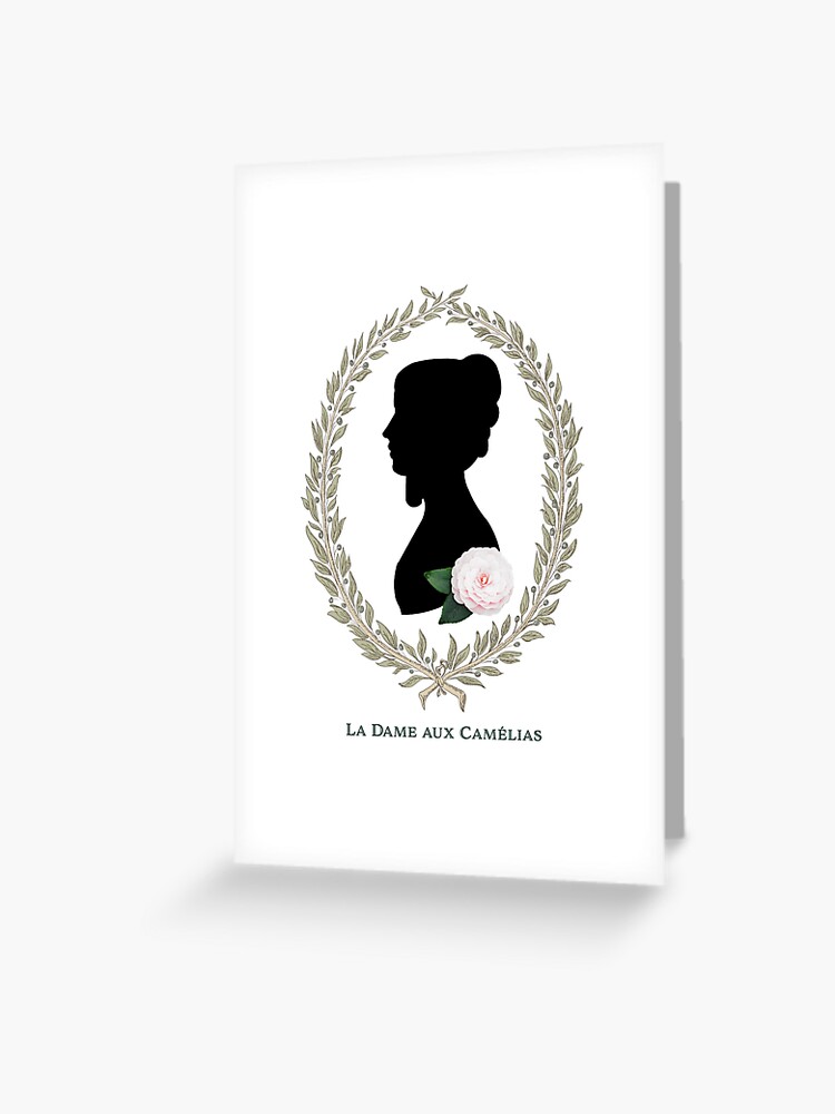 Thumbnail 1 of 2, Greeting Card, Lady of the Camellias designed and sold by Mercutio68.