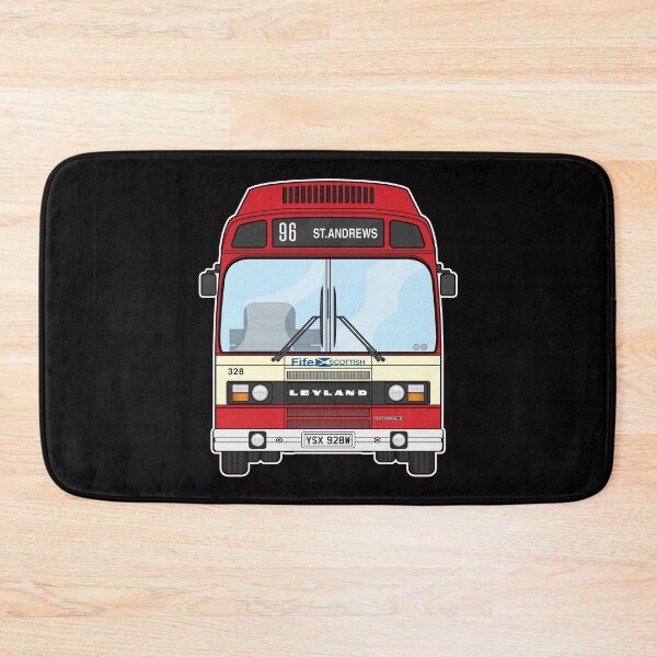 Item preview, Fife Scottish Leyland National Mk2 Bus YSX928W (328)  Saint Andrews 80s 90s  Illustration designed and sold by BFXIII.