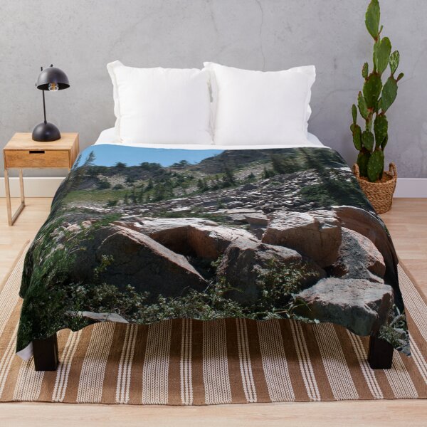 Item preview, Scenic mountain beauty with wild plants, trees, blue skies and clouds designed and sold by Ventures1.