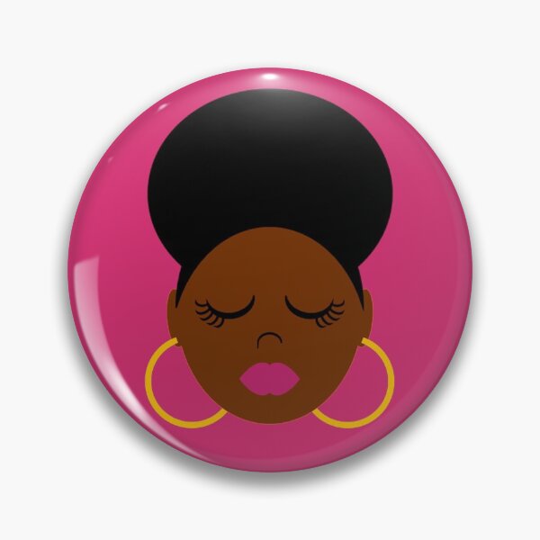 Item preview, Black Women with Various Natural Afro Hairstyles Wearin Gold Hoop Earrings designed and sold by Sheila Pressley.