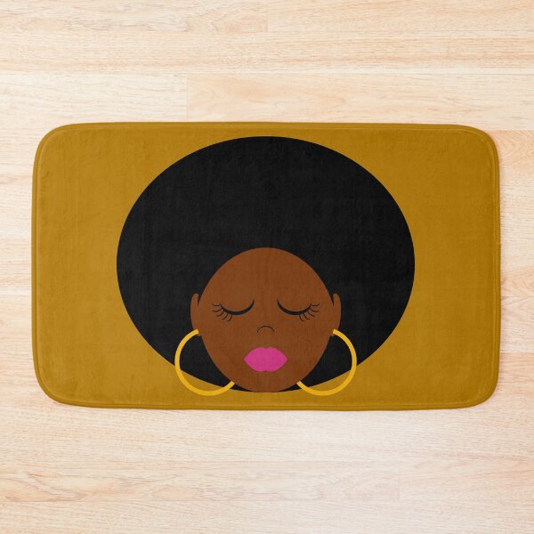 Item preview, Black Women with Various Natural Afro Hairstyles Wearin Gold Hoop Earrings designed and sold by Sheila Pressley.