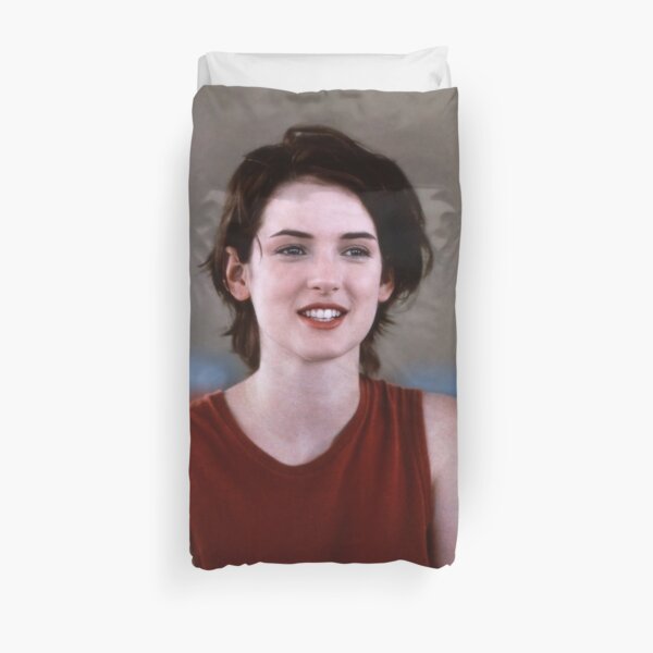 Winona Ryder Young | 90s beauty Duvet Cover