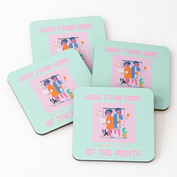 Item preview, Work From Home Employees Of The Month designed and sold by MariusMunteanu.