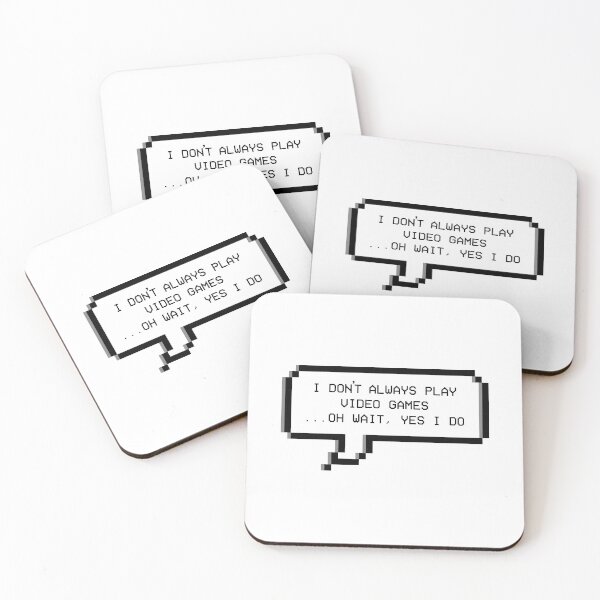 Item preview, I Dont Always Play Video Games gamers designed and sold by tinypurpleland.