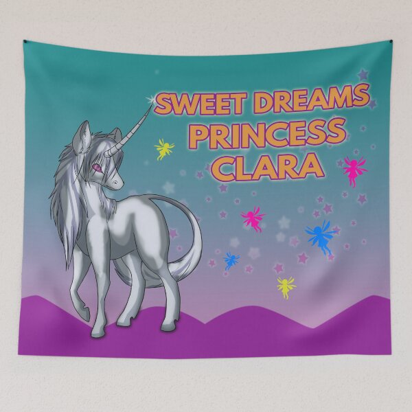 Item preview, Girls Unicorn Room - Clara designed and sold by MoonsmileProd.