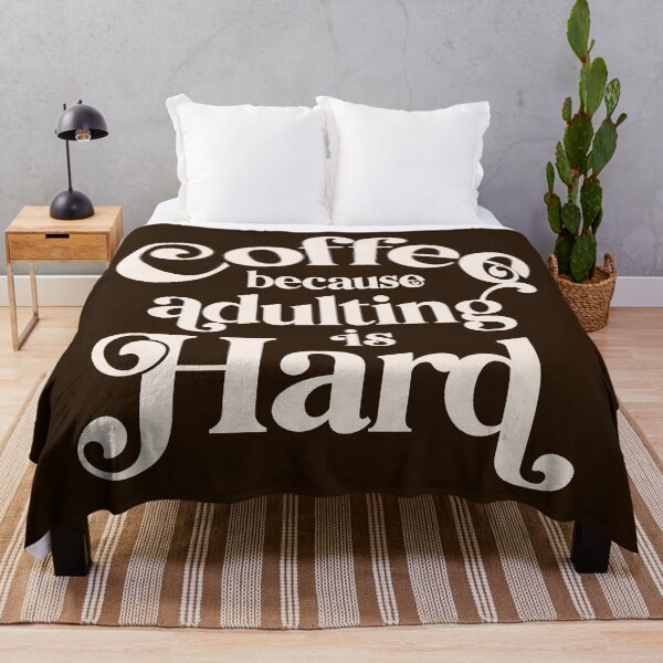 Item preview, Coffee, because adulting is hard. designed and sold by enriquepma.