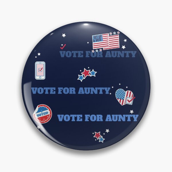 Item preview, Vote For Aunty Kamala Harris designed and sold by FitFabFunny.