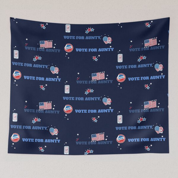 Item preview, Vote For Aunty Kamala Harris designed and sold by FitFabFunny.