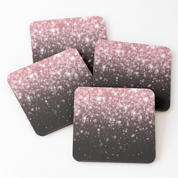 Item preview, rose and gold glitter pattern designed and sold by virilamissa.