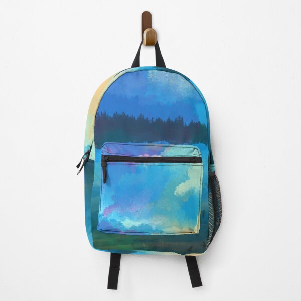 Item preview, Blue calm sea under cloudy purple sky designed and sold by Salma Ismail.