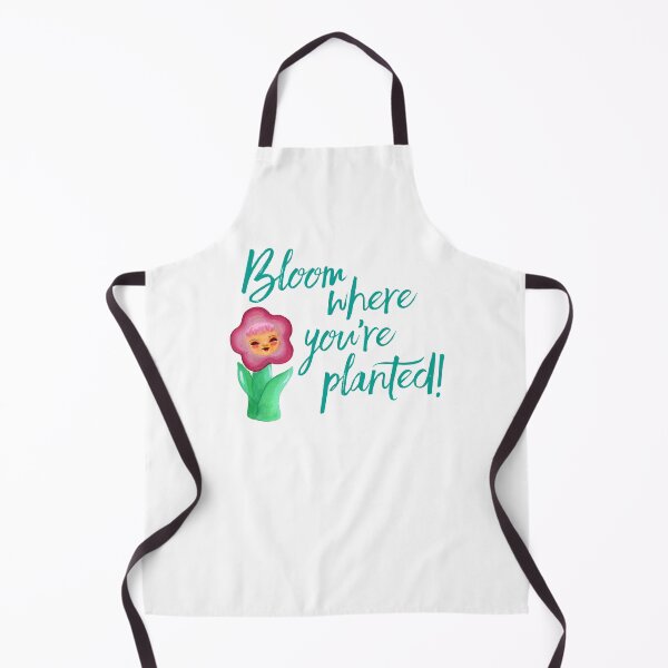 Item preview, Bloom where you're planted, inspirational quote designed and sold by ComicKitsch.