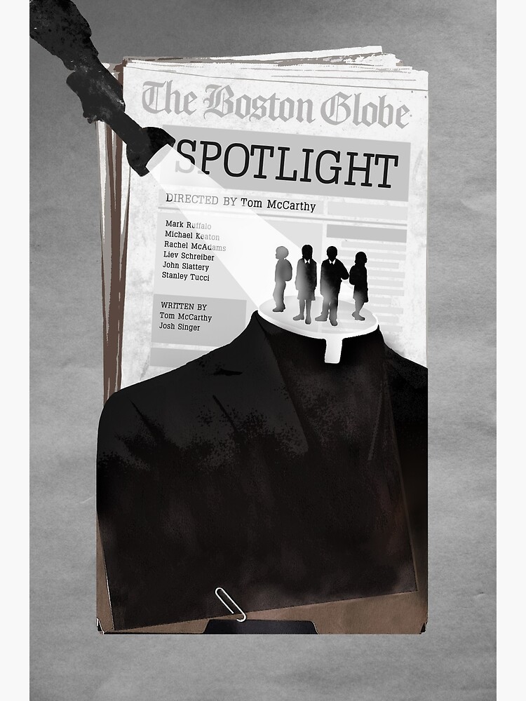 "Spotlight" Poster by edgarascensao Redbubble